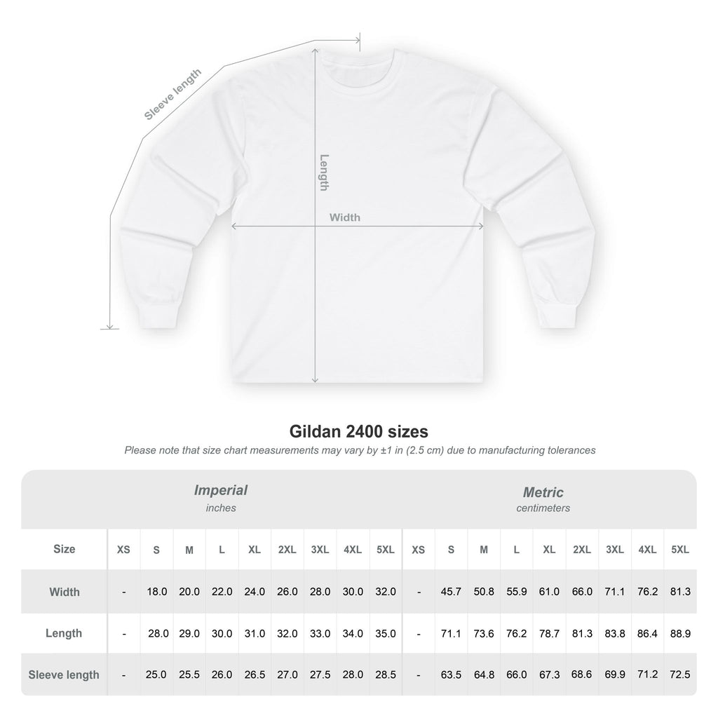 Unisex 100% Cotton Long Sleeve T-Shirt | Classic Fit | Eco-Friendly Ultra Cotton Tee